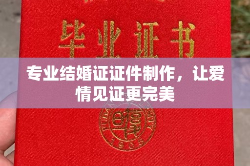 洛阳专业结婚证证件制作，让爱情见证更完美