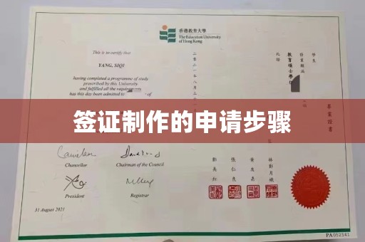 洛阳签证制作的申请步骤