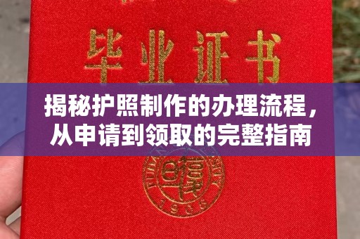 洛阳揭秘护照制作的办理流程，从申请到领取的完整指南