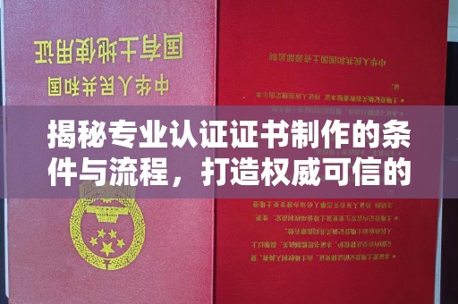 洛阳揭秘专业认证证书制作的条件与流程，打造权威可信的认证体系
