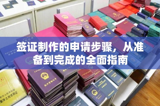 洛阳签证制作的申请步骤，从准备到完成的全面指南
