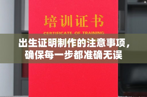 洛阳出生证明制作的注意事项，确保每一步都准确无误