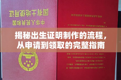 洛阳揭秘出生证明制作的流程，从申请到领取的完整指南